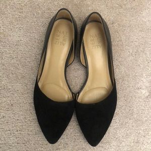 Naturalizer black Samantha Flats size 11